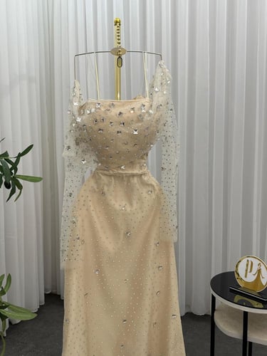 فستان الهبه فصوص زركون