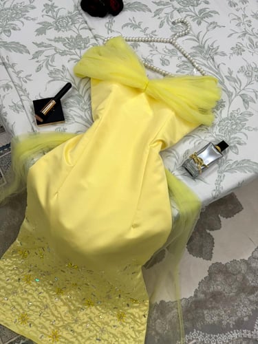 فستان شوق تطريز راقي