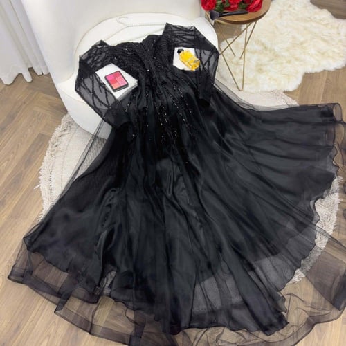 فستان دبل كلوش الفخامه