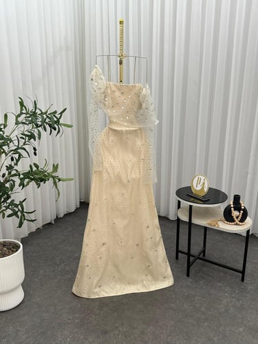 فستان الهبه فصوص زركون