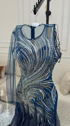 فستان تطريز فخم