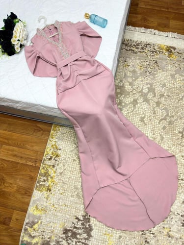 فستان فخم سهرة تطريز