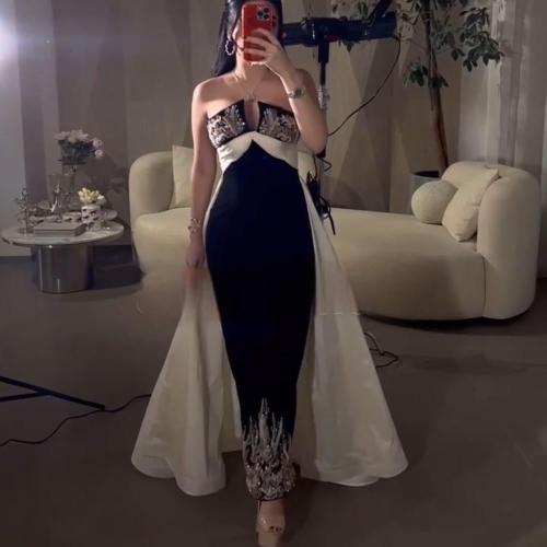 فستان سهرة تطريز راقي