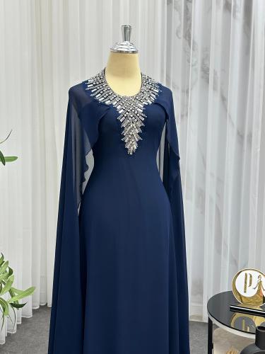 فستان العيد قص ليزر مع تطريز راقي