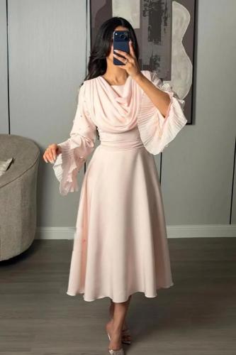 فستان ازرق قص ليزر