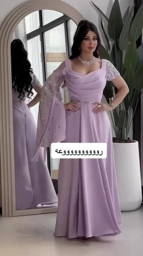 فستان فخم تطريز راقي