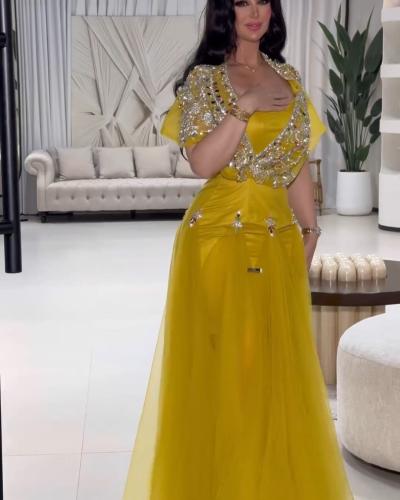 فستان الهبه سهره شك يدوي