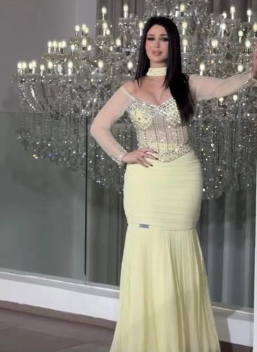 فستان سهره راقي تطريز