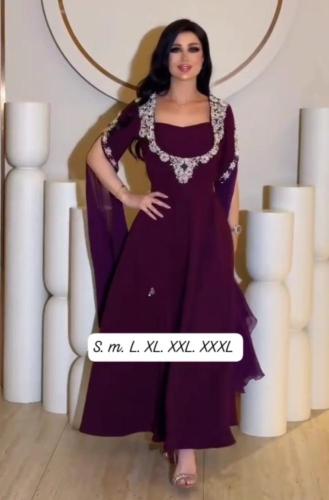 فستان سهره موق تطريز شك راقي