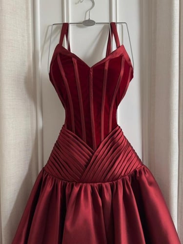 فستان جوخ كورسيه