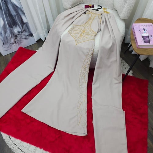 فستان لوجين عمران تطريز راقي