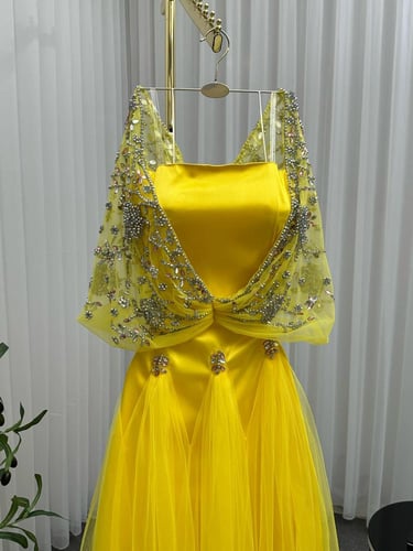 فستان الهبه سهره شك يدوي