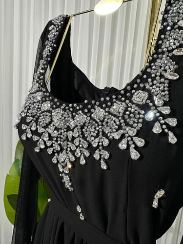 فستان جورجيت تطريز فخم