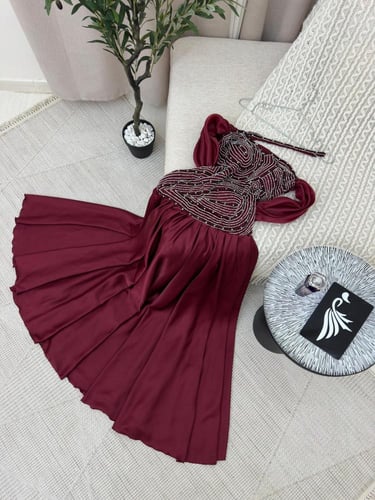 فستان سهره تطريز راقي