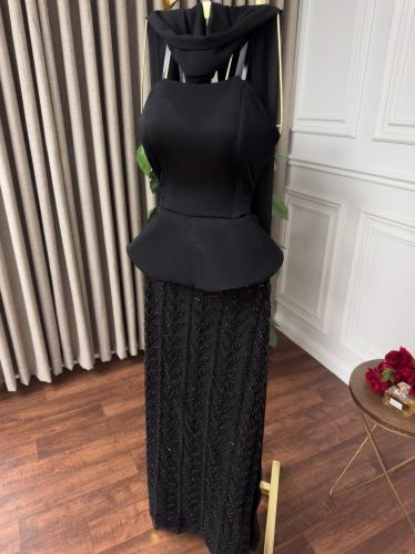 فستان اسود سهره راقي