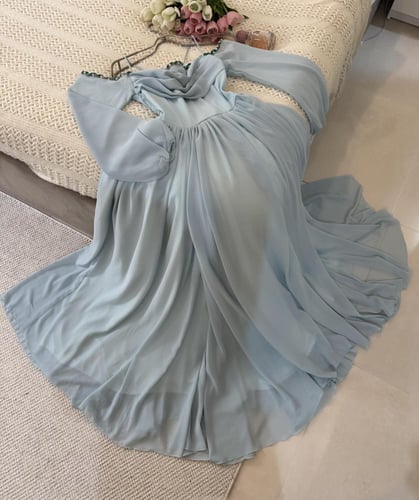 فستان شيفون ناعم