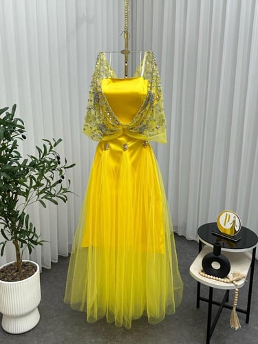 فستان الهبه سهره شك يدوي