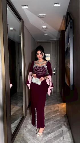 فستان راقي تطريز