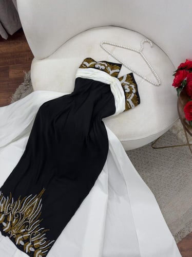 فستان سهرة تطريز راقي
