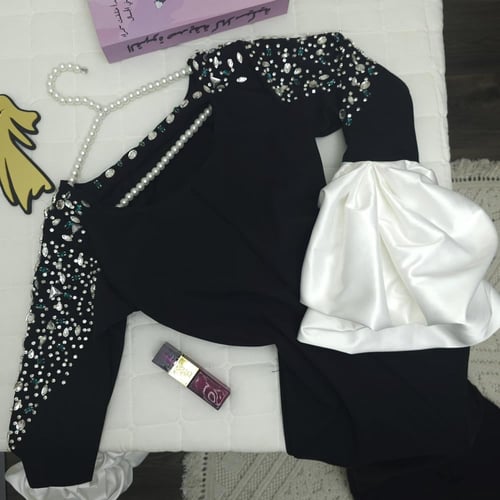 فستان سهره فخم تطريز راقي