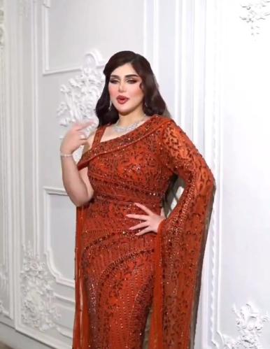 فستان تطريز راقي