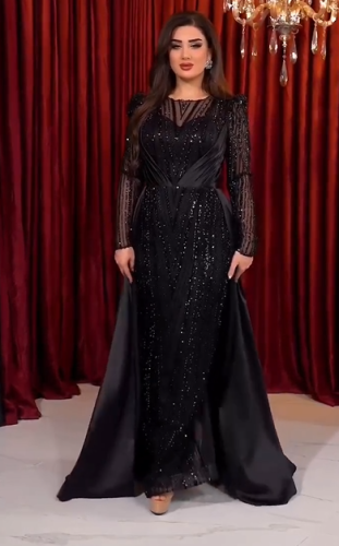 فستان اسود سهره راقي
