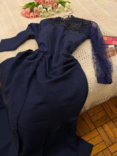 فستان كحلي مميز