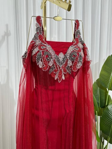 فستان حوامل تطريز سهره راقي