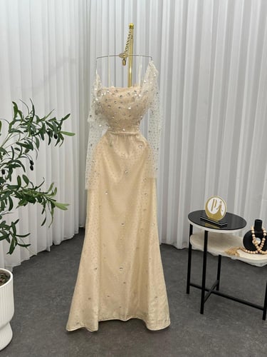 فستان الهبه فصوص زركون