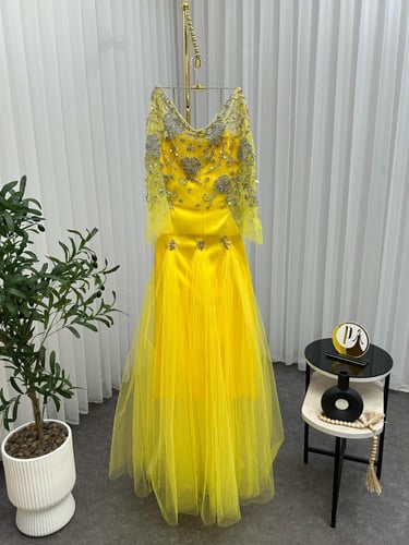 فستان الهبه سهره شك يدوي