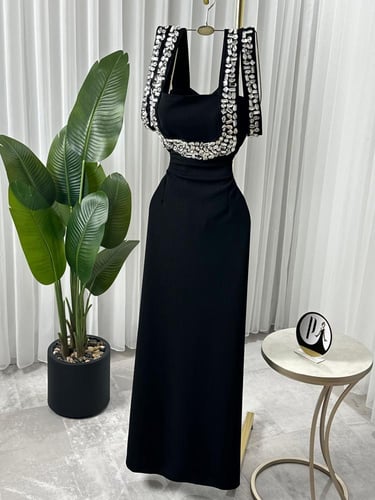 فستان سهره تطريز زركون