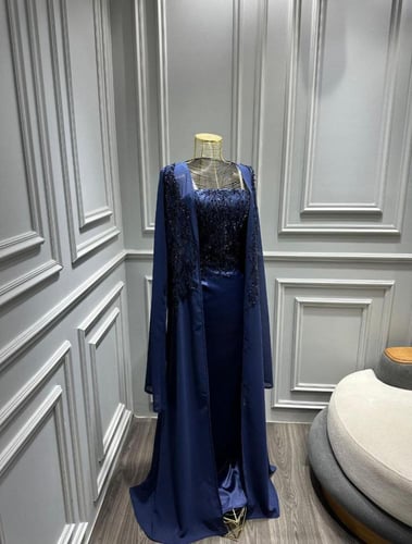 فستان كحلي سهره