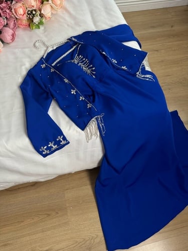 فستان راقي مميز تطريز شك