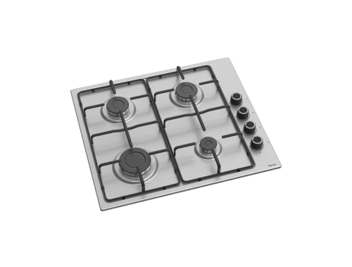 Light stainless steel 60 cm gas surface F10