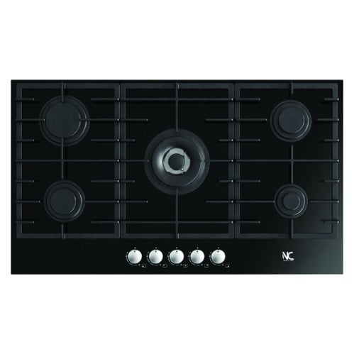 Italian ceramic gas hob, Royal 5 burners, NC09