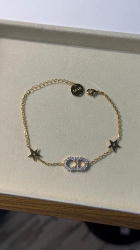 إسوارة Christian Dior لونين ( ذهبي-فضي )