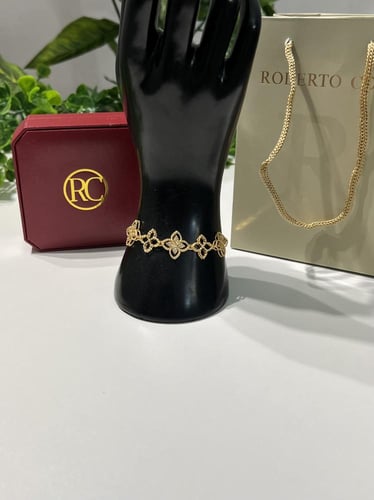 اسوارة roberto coin ذهبي