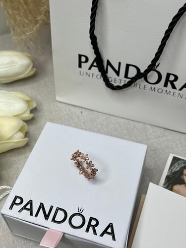 خاتم باندورا PANDORA قولد روز