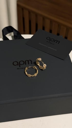 حلق مايلي مارين apm ذهبي