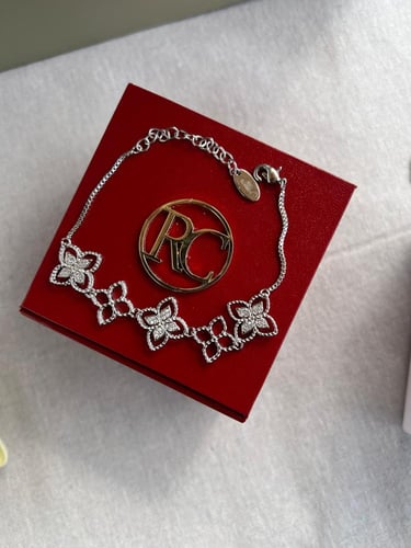 اسوارة roberto coin فضي