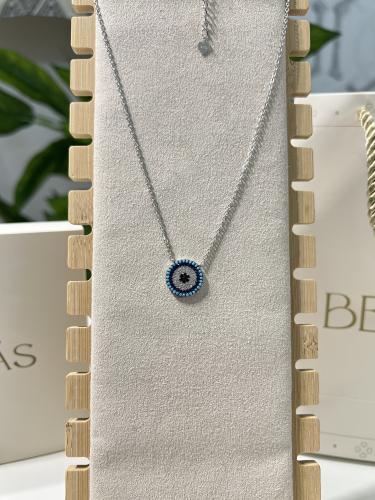 سلسال العين فضة عيار 925 ملون