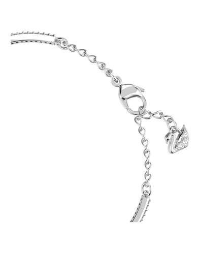 اسوارة سوارفيسكي فضي كرستالة زرقاء