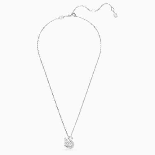 سلسال سوارفيسكي فضي كريستالة فضي البطه