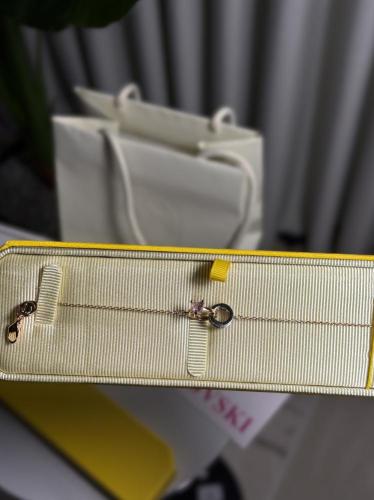 اسوارة swarovski روز قولد قلب