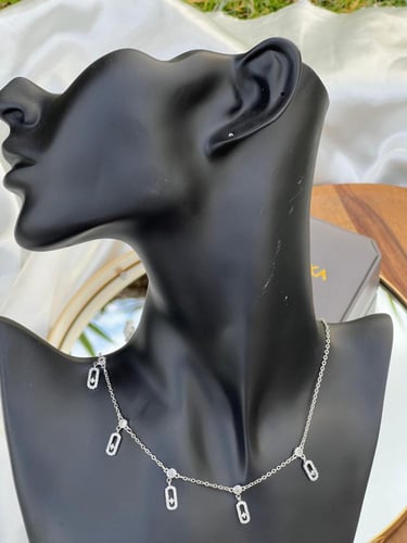 سلسال MESSIKA معدن فضي