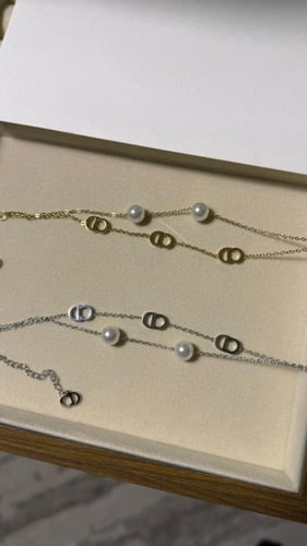 إسوارة Christian Dior ذهبي-فضي