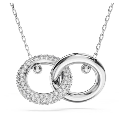 سلسال سوارفيسكي فضي كريستالة