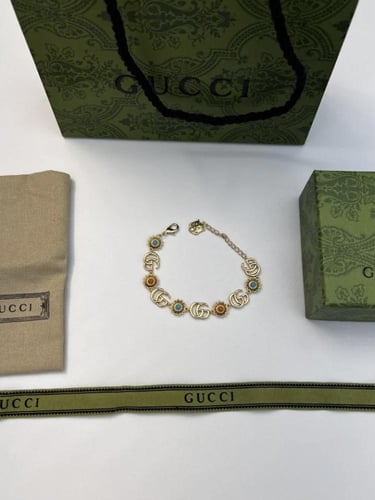 اسوارة GUCCI نمط فينتيج ذهبي