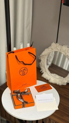 سلسال HERMES معدن فضي أبيض