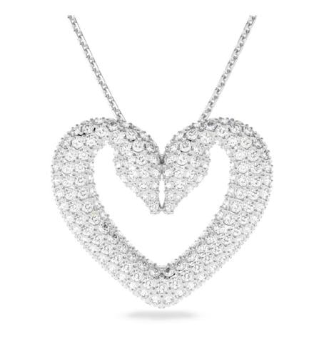 سلسال سوارفيسكي فضي كريستالة